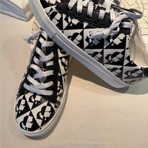 Karl Lagerfeld Black and White Women's Sneakers